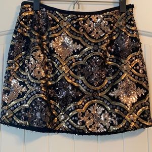 Mini sequined skirt!  Gorgeous!